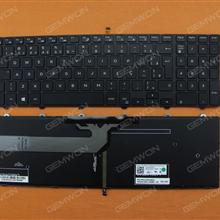 Dell Inspiron 15-5000 Series 5547 5521 5542 BLACK FRAME BLACK (Backlit,Win8) BR N/A Laptop Keyboard (OEM-B)
