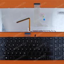 TOSHIBA L850 GRAY FRAME GLOSSY (Backlit,For Win8) FR N/A Laptop Keyboard (OEM-B)