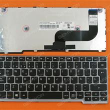 LENOVO S210T SILVER FRAME BLACK(For Win8) SP N/A Laptop Keyboard (OEM-B)