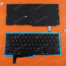APPLE Macbook Pro A1286 BLACK (For 2008, With Backlit board) US N/A Laptop Keyboard (OEM-A)