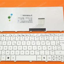 GATEWAY LT21/ACER ONE 532H 521 D255 WHITE(New version) FR V111102BK4 PK130D41B14 Laptop Keyboard (OEM-B)