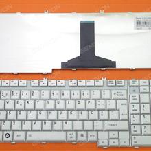 TOSHIBA L500 P300 L350 L355 Series SILVER PO V109202BK1 PK130733B12 Laptop Keyboard (OEM-B)