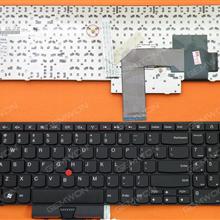 ThinkPad E520 BLACK FRAME BLACK(Reprint,With point stick) US 04W0872 0A62075 Laptop Keyboard (Reprint)