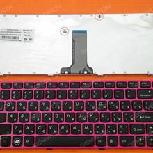 LENOVO Z370 Z470 RED FRAME BLACK RU 9Z.N5TSQ.N0R B6NSQ 25-013126 AEKL6700220 Laptop Keyboard (OEM-B)