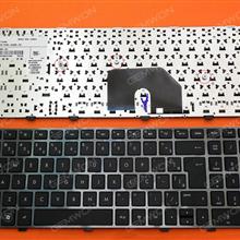 HP DV6-6000 BLACK FRAME BLACK BR NSK-HW0US NSK-HWAUW HPMH-633890-201 633890-201 665937-201 Laptop Keyboard (OEM-B)