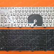 HP DV7-6000 BLACK FRAME BLACK AR HJ0US 9Z.N2ZUS.00A HPMH-634016-171 NSK-HJ0US Laptop Keyboard (OEM-B)