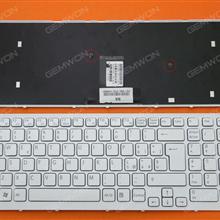 SONY VPC-EB WHITE FRAME WHITE(Pulled ) IT N/A Laptop Keyboard (OEM-B)