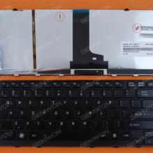 TOSHIBA Satellite M640 M645 E305 GRAY FRAME GLOSSY Backlit US N/A Laptop Keyboard (OEM-B)
