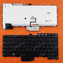 DELL Latitude E6400 E6410 E6500 E6510,Precision M2400 M4400 M4500 BLACK(Backlit,With Point stick ) BR N/A Laptop Keyboard (OEM-B)