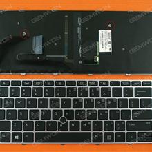HP ??? SILVER FRAME BLACK(Backlit,With point,Win8) US 9Z.NCHBV.201 6037B0113201 Laptop Keyboard (OEM-B)