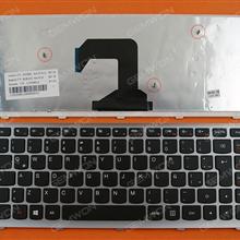 LENOVO U410 SILVER FRAME BLACK WIN8 LA MP-11K96LA-6862W Laptop Keyboard (OEM-B)