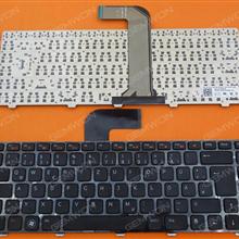 DELL Vostro 3550/XPS L502/New Inspiron 14R/Inspiron N4110 M4110 N4050 M4040 N5050 M5050 M5040 N5040 N411Z BLACK FRAME BLACK GR NSK-DX0SW 032J3M 9Z.N5XSW.00G Laptop Keyboard (OEM-B)