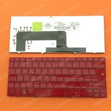 HP MINI 1000 MINI 700 RED PO 508800-131 MP-08C16P06930 6037B0037009 Laptop Keyboard (OEM-B)