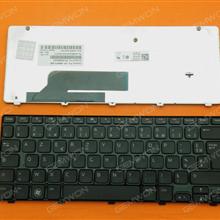 DELL Inspiron M101z BLACK FRAME BLACK FR MP-10B56F0-698 0PF5WF PK130DB2A30 Laptop Keyboard (OEM-B)