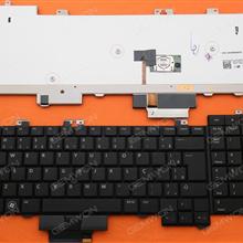 DELL M6500 BLACK(Backlit,With Point stick) BR AEXM2600010 NSK-DE21B DP/N:D123R Laptop Keyboard (OEM-B)