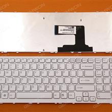 SONY VPC-EL WHITE FRAME WHITE(Compatible with VPC-EH16EC VPC-EH15YC) US 9Z.N5CSW.B01 SBBSW 148969211 90.4MQ07.U01 V116630B Laptop Keyboard (OEM-B)