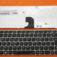 LENOVO Z360 BRONZE FRAME BLACK FR V116920BK1 25-010742 AELL7F00120 Laptop Keyboard (OEM-B)
