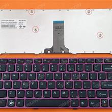 LENOVO IdeaPad V370 RED FRAME BLACK US 9Z.N5TSW.E01 MP-0A 25201230 B6ESW Laptop Keyboard (OEM-B)