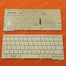 SAMSUNG N148 N150 N158 NB20 NB30 WHITE US CNBA5902768ADN4R09F0204 Laptop Keyboard (OEM-B)