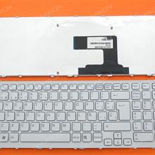 SONY VPC-EL WHITE FRAME WHITE SP 9Z.N5CSW.B0S 148969381 SBBSW Laptop Keyboard (OEM-B)