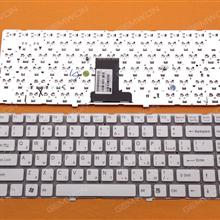 SONY VPC-EA WHITE(Without FRAME) RU 550102L13-203-G 148792471 V081678F Laptop Keyboard (OEM-B)