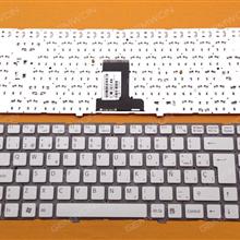 SONY VPC-EA WHITE(Without FRAME) SP MP-09L16E0-8861 148792661 Laptop Keyboard (OEM-B)