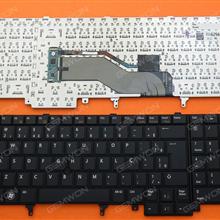 DELL Latitude E6520 BLACK(With Point stick) BR DW0UC 9Z.N5NUC.01B PK130FH1A34 Laptop Keyboard (OEM-B)
