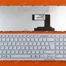 SONY VPC-EL WHITE FRAME WHITE IT N/A Laptop Keyboard (OEM-B)