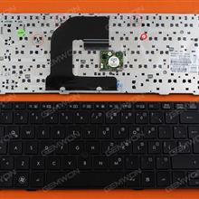 HP EliteBook 8460P BLACK FRAME BLACK(With BLACK Point stick,Without foil) LA N/A Laptop Keyboard (OEM-B)