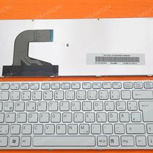 SONY VPC-S Series SILVER FRAME WHITE GR NSK-SA5SQ 9Z.N3VSQ.50G AEGD3G00020 148778221 Laptop Keyboard (OEM-B)