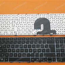 HP DV7-4000 BLACK FRAME BLACK FR LX9 NSK-HS0UQ 0F 9Z.N4DUQ.00F AELX7F00110 Laptop Keyboard (OEM-A)
