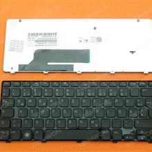 DELL Inspiron M101z BLACK FRAME BLACK GR MP-10B56D0-698 PK130DB2A16 0C85TR Laptop Keyboard (OEM-B)