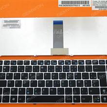 ASUS UL20 SILVER FRAME BLACK(Blue Printing) FR 9Z.N2K82.C0F UJC0F Laptop Keyboard (OEM-B)