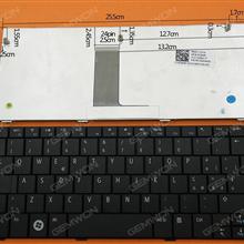 DELL Inspiron MINI 1010 BLACK(MINI 10 Series,With foil,Long screw on the back) IT PK1306H4A20 MP-08G46I0-698 PK1306H3A20 Laptop Keyboard (OEM-B)