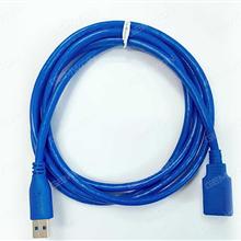 1.8M USB 3.0 Extension Cable Male To Female,Blue Audio & Video Converter N/A