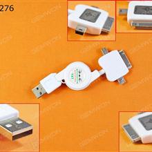 Retractable USB Date cable For mini,iphone 3GS\4\4S,micro Charger & Data Cable YXT-019\020