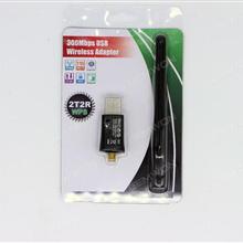 300Mbps USB Wireless Adapter,Black Network N/A