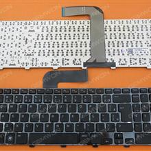 DELL NEW Inspiron 15R N5110 BLACK FRAME BLACK BR NSK-DY0SW 0P4R7V 9Z.N5YSW.01B AEGM7600030 Laptop Keyboard (OEM-B)