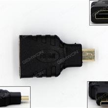 Micro HDMI Male To Female Connector,Black Audio & Video Converter N/A