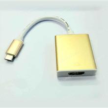 USB3.1 Type -C To HDMI Adapter For Macbook Golden Audio & Video Converter N/A