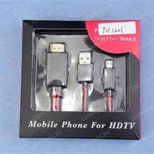MHL Micro USB 11pin to HDMI HDTV Cable Adapter Samsung Galaxy S3 SIII S4 Note 2 Audio & Video Converter N/A