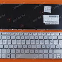 HP MINI 200-4200 SILVER FRAME SILVER (Compatible with MINI 210-3000 1103 110-3500,Version 2) IT N/A Laptop Keyboard (OEM-B)