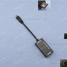 Micro USB MHL to HDMI M/F Cable Adapter for Galaxy S2 i9100 HTC Flyer G14 Other N/A
