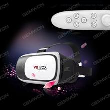 3D VR Box 2nd+Remote Controller lks Virtual Reality Glasses Cardboard Movie Game For SAMSUNG IOS 3D Glasses VR BOX 2ND