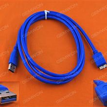 USB 3.0 Super Speed 5Gbps (A Male to Micro B Male) Device Cable (1m, Blue) Audio & Video Converter N/A