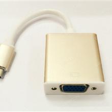 USB3.1 Type -C To VGA Adapter For Macbook,Gold Audio & Video Converter N/A
