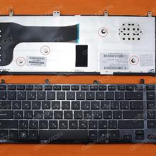 HP PROBOOK 4320S 4321S 4326S BLACK FRAME BLACK RU N/A Laptop Keyboard (OEM-B)