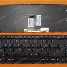 SONY VPC-EA BLACK FRAME BLACK SP YX-5300   V1555B-UK        W20200224 Laptop Keyboard (OEM-B)