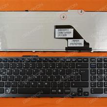 SONY F11 GRAY FRAME BLACK LA N/A Laptop Keyboard (OEM-B)