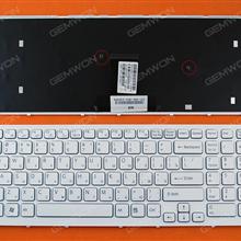 SONY VPC-EB WHITE FRAME WHITE RU N/A Laptop Keyboard (OEM-B)